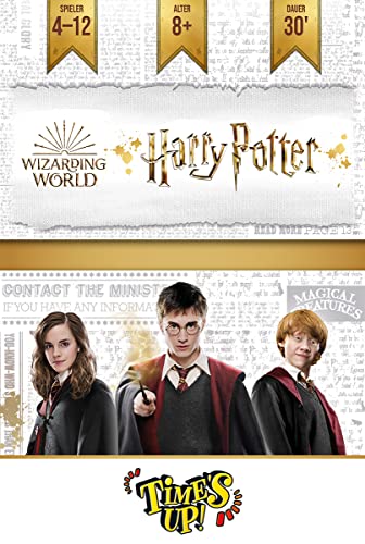 Repos Production Time's Up! Harry Potter | Juego Familiar | Juego de adivinanzas | 4-12 Jugadores | A Partir de 8 años | 30+ Minutos | alemán