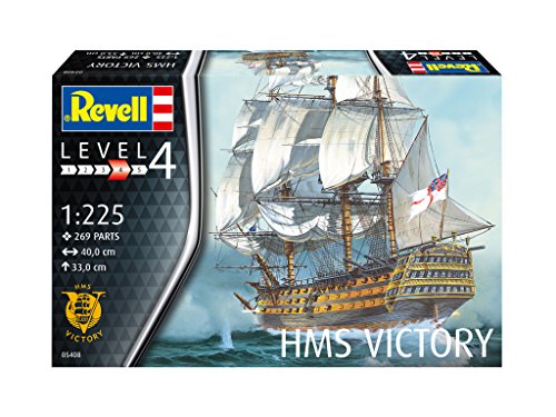 Revell Maqueta H.M.S. Victory, Kit Modello, Escala 1:225 (5408) (05408)