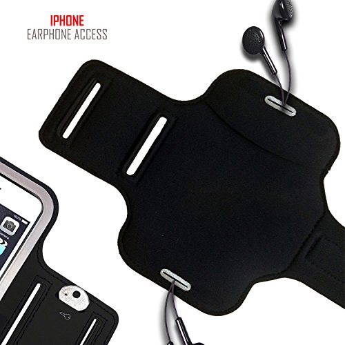 RevereSport Brazalete Compatible iPhone XS MAX. Armband Deportivo para Teléfono Móvil de Correr, Fitness, Entrenamientos de Gimnasia y Deportes al Aire Libre.