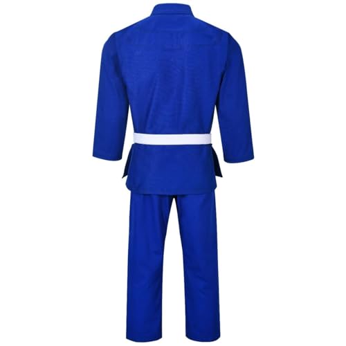 REWON Karate Judo Taekwondo Kimono, Premium Ligero Jiu Jitsu Estudiantes BJJ Gi Uniforme Entrenamiento de Artes Marciales MMA