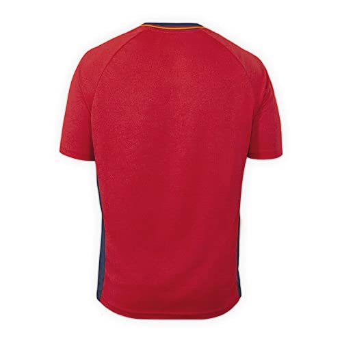 RFEF Replica Oficial Selección Española de Fútbol Primera Equipación España Mundial 2022-Color Rojo | Talla M Camiseta, Adultos Unisex