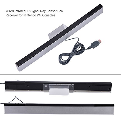 Richer-R Barra de Sensores IR, Reemplazo de Sensor Infrarrojo con Cable para Nintendo Wii,Apoyo 4 Gamepad de Juego al Mismo Tiempo