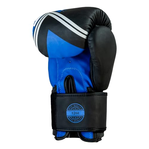 Ring Out – Guante de Boxeo – Azul (8 oz) – ¡Rendimiento y estilo excepcionales para tus entrenamientos!