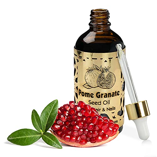 R&M Aceite orgánico de semilla de granada - Aceite de granada, prensado en frío para cara y mucho más - Botella de 100 ml