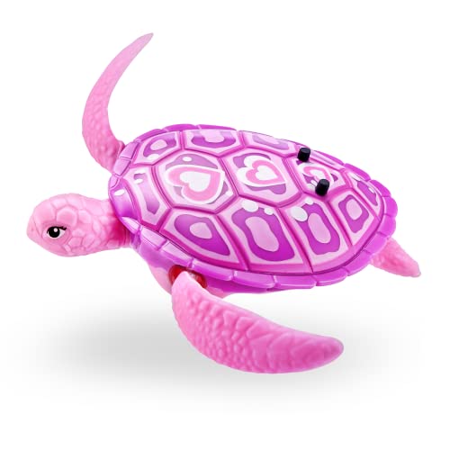 Robo Turtle Tortuga de natación robótica (paquete de 2, verde y rosa)
