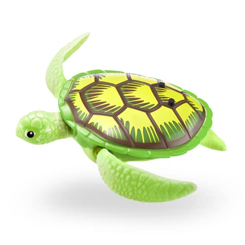 Robo Turtle Tortuga de natación robótica (paquete de 2, verde y rosa)