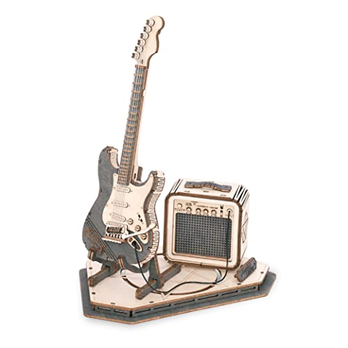 ROBOTIME 3D Puzzle Instrumento Musical Kits De Modelo De Madera para Adultos para Construir Kits De Construcción De Artesanía En Madera