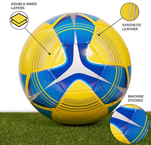RONEX SPORTS balón de fútbol Velox de Nivel competicional - Balon de Futbol Entrenamiento - tamaño 5