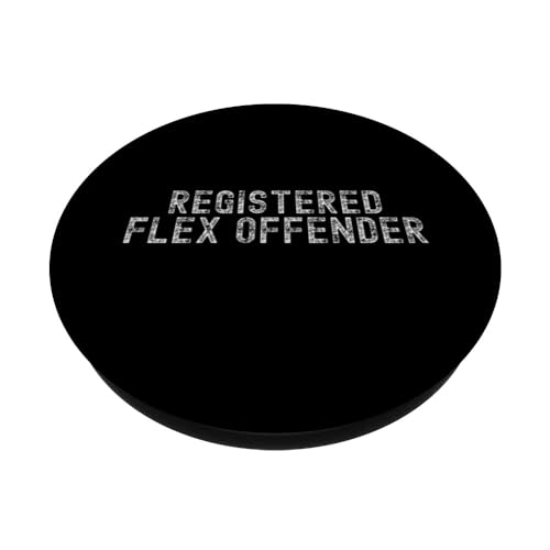 Ropa de gimnasio para culturista Flex Offender registrada PopSockets PopGrip Intercambiable