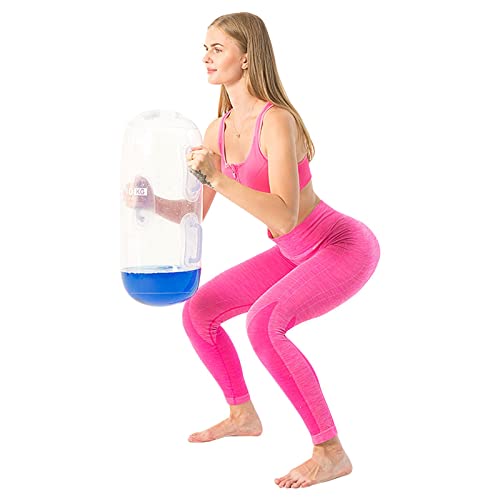 RUMUI Bolsa de agua Aqua Bag | Ejercicio de fuerza y equilibrio del saco de arena alternativa con carga de peso | Saco de agua para entrenamiento de fitness con carga de peso para