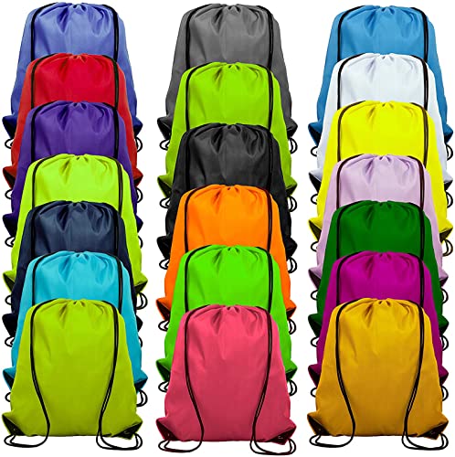 Rwekdza 15 bolsas de regalo de colores surtidos con esquinas reforzadas