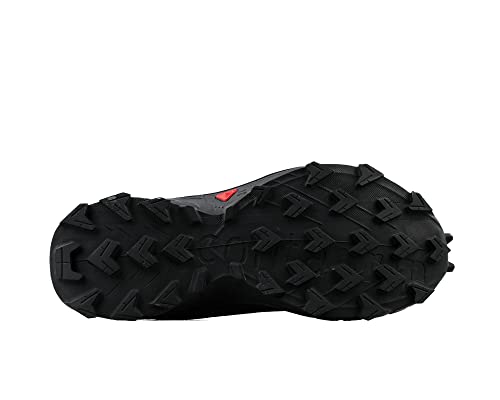 Salomon Alphacross 4 Gore-Tex Zapatillas Impermeables de Trail Running para Mujer, Agarre potente, Protección frente al agua y el clima, Comodidad duradera, Black, 41 1/3