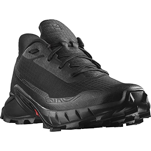 Salomon Alphacross 5 Zapatillas de Trail Running para Mujer, Agarre potente, Comodidad duradera, Rendimiento versátil, Black, 38