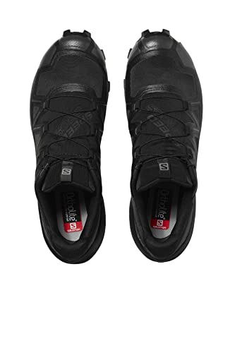 Salomon Speedcross Gore-Tex Zapatillas Impermeables de Trail Running para Hombre, Protección climática, Agarre agresivo, Ajuste preciso, Black/Black/Phantom, 46 EU