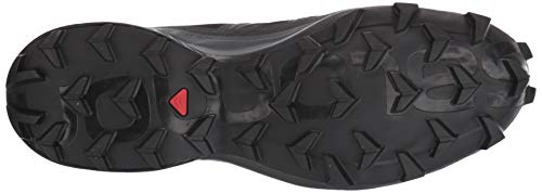 Salomon Speedcross Gore-Tex Zapatillas Impermeables de Trail Running para Mujer, Protección climática, Agarre agresivo, Ajuste preciso, Black/Black/Phantom, 38 EU