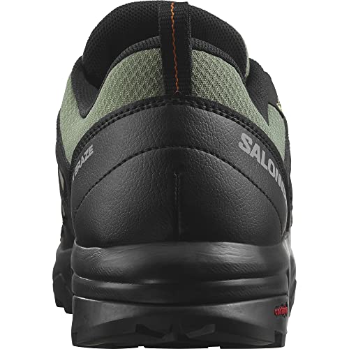 Salomon X Braze Gore-Tex Zapatillas Impermeables de Senderismo para Hombre, Básicos para el senderismo, Diseño deportivo, Uso versátil, Deep Lichen Green, 42