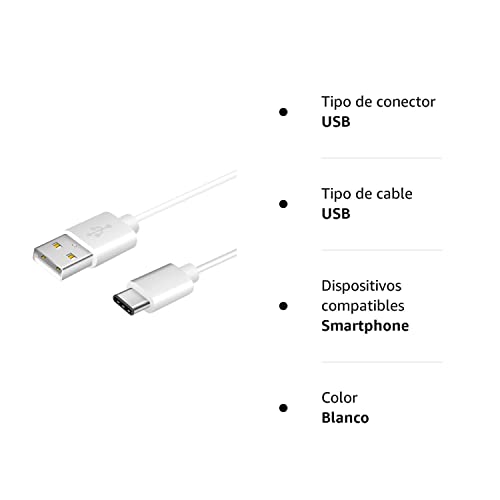 SAMSUNG Cable USB C EP-DN930CWE 1,2 m, color blanco