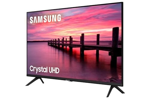 Samsung Crystal UHD 2022 43AU7095 - Smart TV de 43", HDR 10+, Procesador 4K, PurColor, Sonido Inteligente, Función One Remote Control. Compatible con Alexa y Asistentes de Voz.