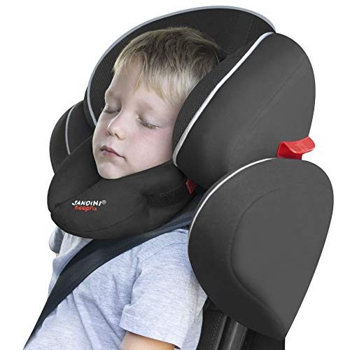 SANDINI SleepFix® Kids BASIC – Cojín infantil con función - Accesorios de asiento infantil para coche/bicicleta/viaje - Evita que la cabeza de su hijo caiga mientras duerme