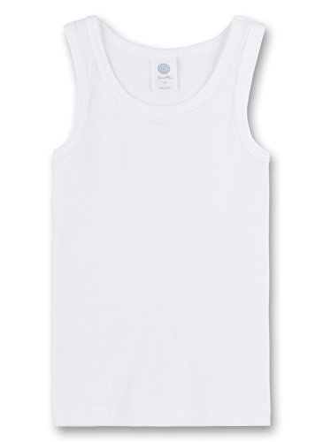 Sanetta - Camiseta Interior para niño, Talla 104 - Talla Alemana, Color Blanco 010