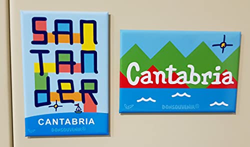 Santander IMAN Souvenir. Modelo MAGNETICO: Santander CANTABRIA ESPAÑA