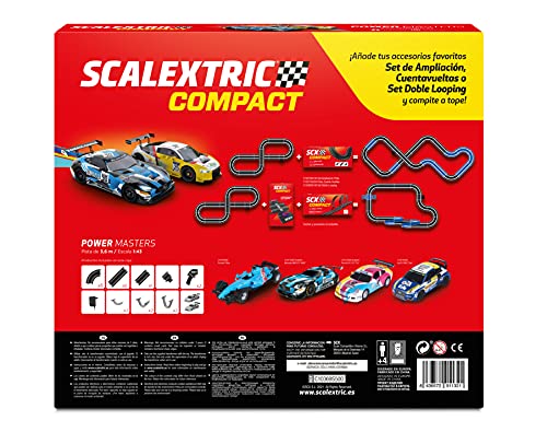 SCALEXTRIC Other License Power Masters Pista Circuito, Multicolor (Scale Competition Xtreme.SL C10369S500/1)