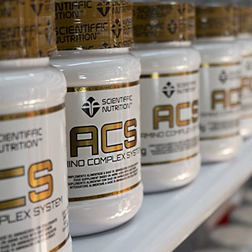 Scientiffic Nutrition - ACS, Aminoácidos Esenciales con Alto Nivel de Proteínas, Combina 9 Tipos de Aminoácidos, Aumenta la Masa Muscular y Mejora la Recuperación - 400g, Sabor Fresa-Kiwi.