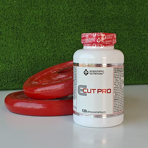 Scientiffic Nutrition - E-Cut Pro, Quemagrasas Potente para Ayudar a la Pérdida de Peso, Suplemento Termogénico Quemador de Grasas, Fat Burner - 120 Cápsulas.