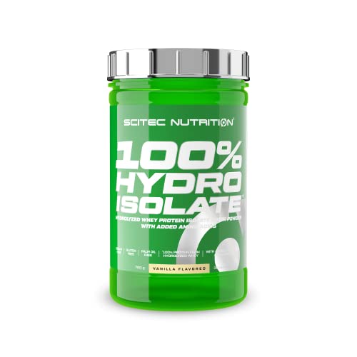Scitec Nutrition 100% Hydro Isolate, Producto alimenticio en polvo con sabor para preparar bebida a base de aislado de proteína, 700 g, Vainilla