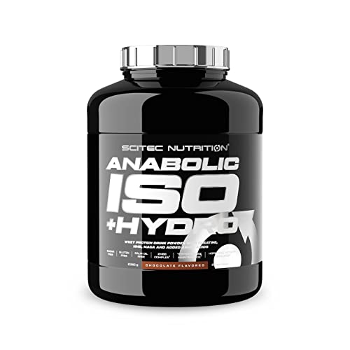 Scitec Nutrition Anabolic Iso + Hydro, Proteína de suero con creatina, HMB, maca y aminoácidos añadidos, 2350 g, Chocolate