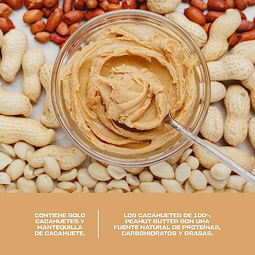Scitec Nutrition Peanut Butter, Mantequilla de cacahuete con trozos de cacahuetes, vegano, fuente de proteína, sin azúcares añadidos, sin aceite de palma, 1 kg, Crujiente