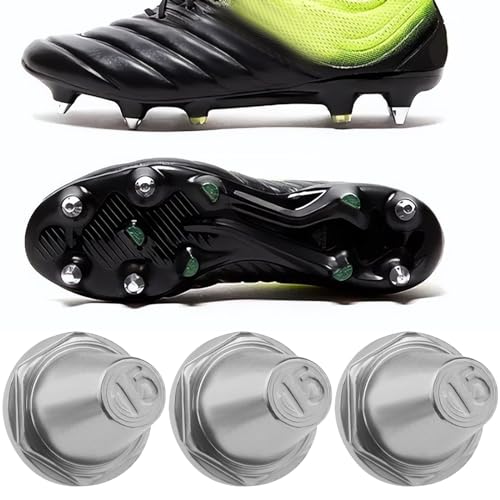 SG Store Juego de 12 tacos de repuesto para zapatos de fútbol compatibles con Nike compatibles con Puma compatibles con New Balance de aleación de aluminio Juego A
