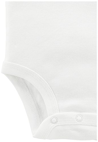 Simple Joys by Carter's Side-Snap Long-Sleeve Shirt Body, Blanco, 3-6 Meses (Pack de 7) Unisex bebé