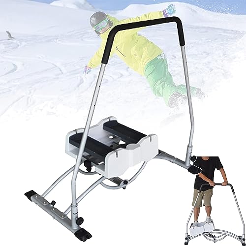 Simulador De Esquí, Máquina De Ejercicios De Esquí para Interiores, Máquina De Ejercicios para El Hogar para Entrenamiento De Fuerza En La Cintura para Principiantes En Interiores