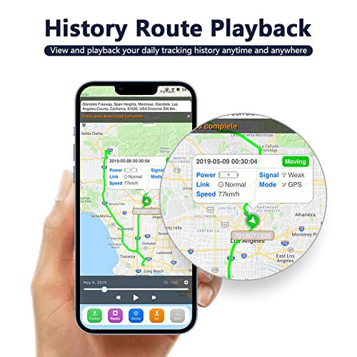 SINOTRACK Rastreador GPS para vehículos, localizador GPS, Mini Dispositivo de ubicación en Tiempo Real, Dispositivo de rastreo GPS Impermeable para automóviles y Motocicletas para Camiones y Taxis