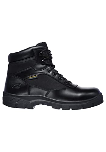 Skechers Wascana Benen, Zapatos de Trabajo Hombre, Black, 42 EU