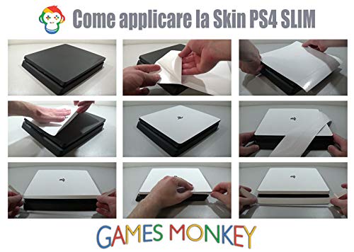 Skin Compatible para PS4 Slim HD - Limited Edition Decal Cover Adhesivo Slim Bundle (Messi)