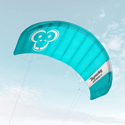 Skymonkey Windtrainer 3.3 Parafoil 4-Cordones Cometa acrobática - Envergadura: 330 cm