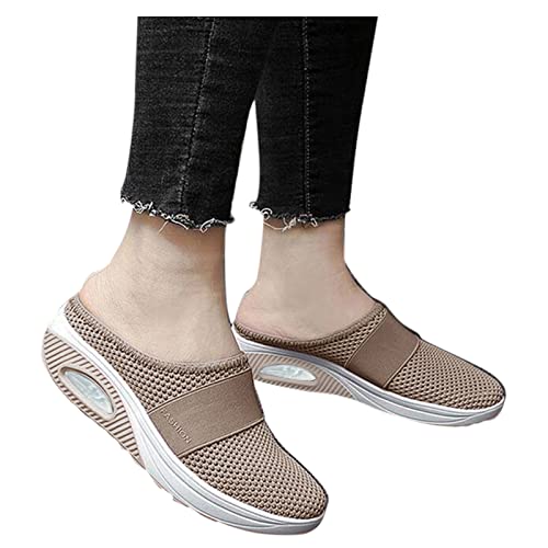 Slip Mujer Compra Online Calzado Mujer Verano 2023 Las Hombre Mocasines Zapatos Deporte Fondo de Goma de Punto Zapatos para Correr Negro Azul Zapatillas
