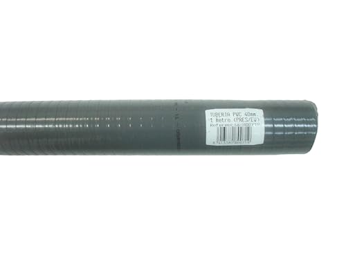 S&M 800719 Tubo flexible de PVC 40 mm-Tramo 1 metro