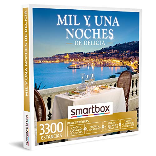Smartbox - Caja Regalo Mil y una Noches de Delicia - Idea de Regalo para Padres - 2 Noches, Desayuno y Cena para 2 Personas