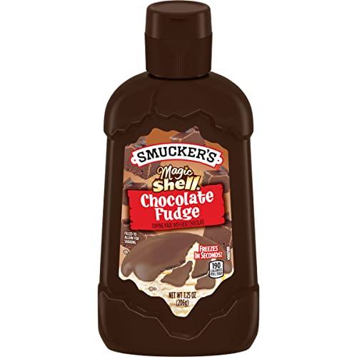 Smucker's - Magic Shell | Sirope de Chocolate - Cobertura de Chocolate - Botella de 205,5 g