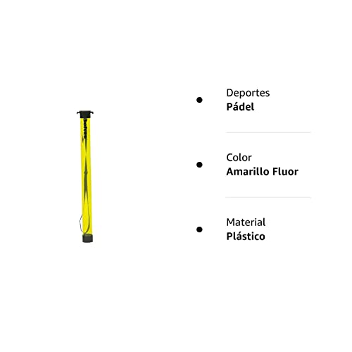 Softee Equipment Tubo RECOGEPELOTAS Tenis Y Padel - 15 Pelotas - Color Amarillo Fluor