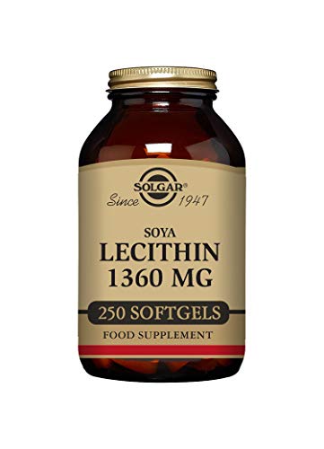 Solgar Lecitina de Soja 1360 mg Cápsulas blandas - Envase de 180 capsulas