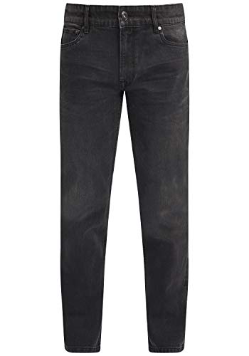 Solid Pilto Jeans Pantalón Vaquero para Hombre, tamaño:W33/34, Color:Grey Denim (700033)