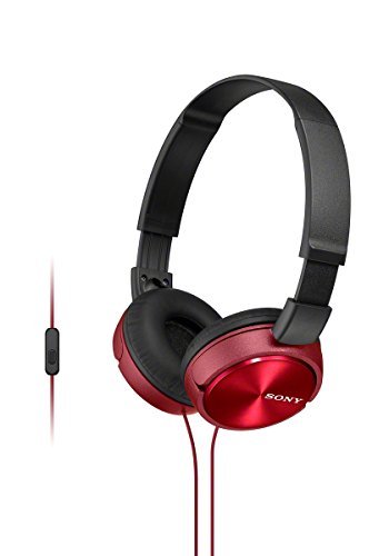 Sony Auriculares plegables MDR-ZX310 - Rojo metálico