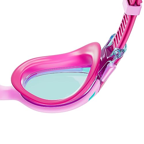 Speedo Biofuse 2.0 Gafas de natación Junior Unisex, Rosa flamenco/rosa eléctrico/azul, One Size