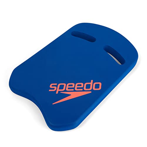 Speedo Kick Board Tabla de natación Unisex Adulto, Azul/Naranja, Talla Única