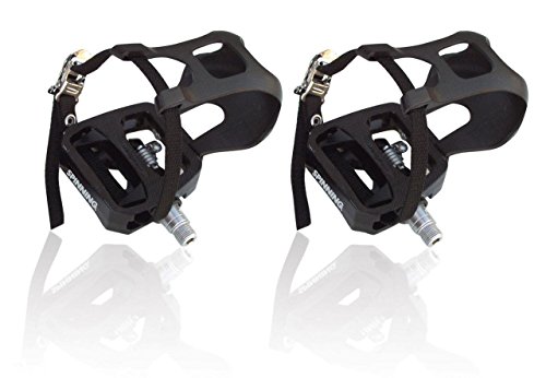 Spinning® Accessories NXT Two-Sided Pedals - Bicicletas estáticas Fitness (Indoor, Interior), Color Negro, Talla UK: 1 Kg