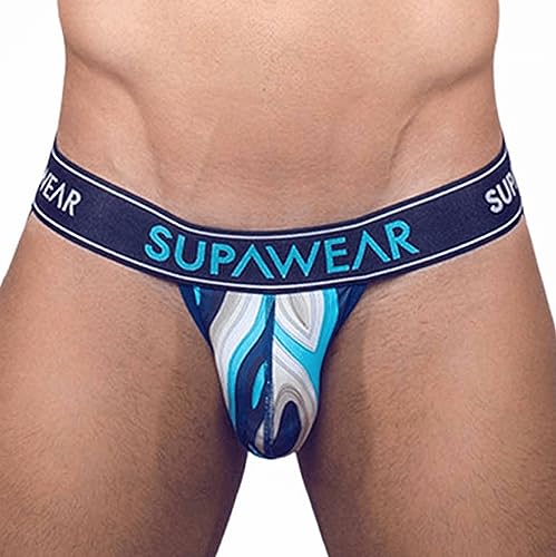 SPRINT Supawear Jockstrap Underwear Woody Blue Calzoncillos, S Unisex Adulto